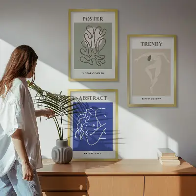 Henri Matisse pastelgrafik billedsæt til soveværelset
