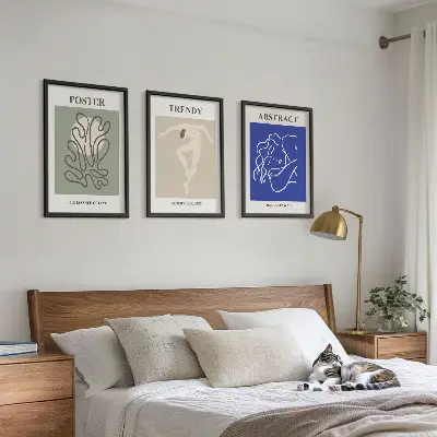 Henri Matisse pastelgrafik billedsæt til soveværelset