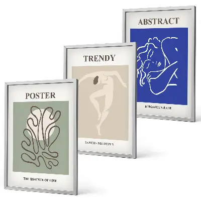 Henri Matisse pastelgrafik billedsæt til soveværelset