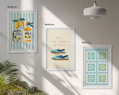 Sengesæt til soveværelset med italiensk frugt-inspireret motiv
