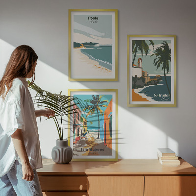 Billedvæg inspiration Tropiske strande og palmer
