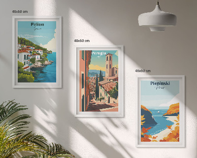 Billedvæg inspiration Maleriske retrolandskaber