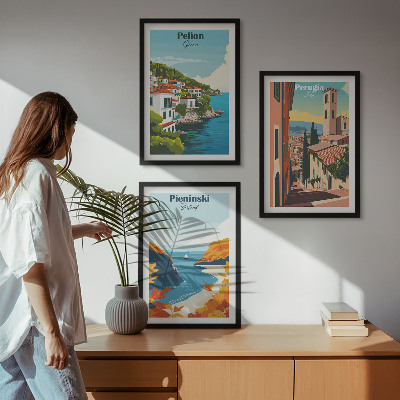 Billedvæg inspiration Maleriske retrolandskaber
