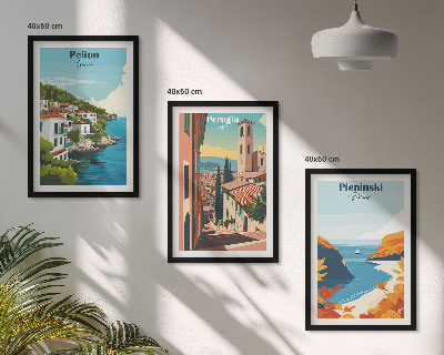 Billedvæg inspiration Maleriske retrolandskaber