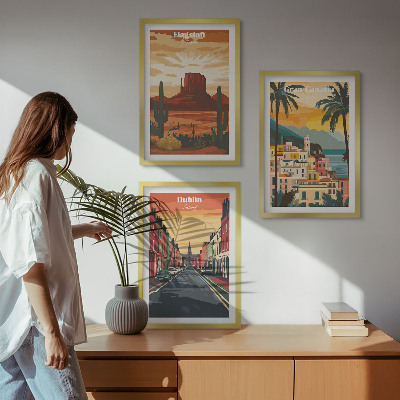 Billedvæg inspiration Landskaber i naturlige byer
