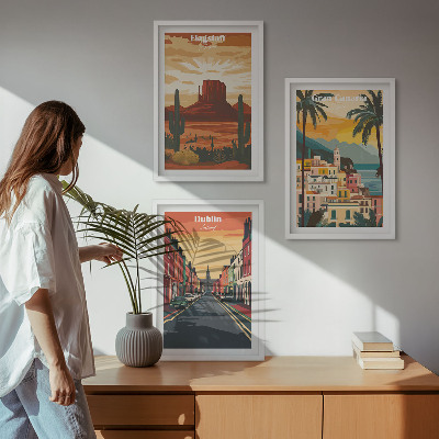 Billedvæg inspiration Landskaber i naturlige byer