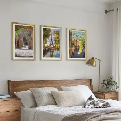 Plakat med Eiffeltårnets arkitektur billedvæg inspiration