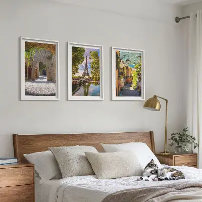 Plakat med Eiffeltårnets arkitektur billedvæg inspiration