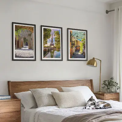 Plakat med Eiffeltårnets arkitektur billedvæg inspiration