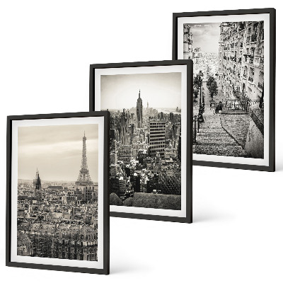 Billedvæg inspiration Udsigt over Paris, New York-trappen