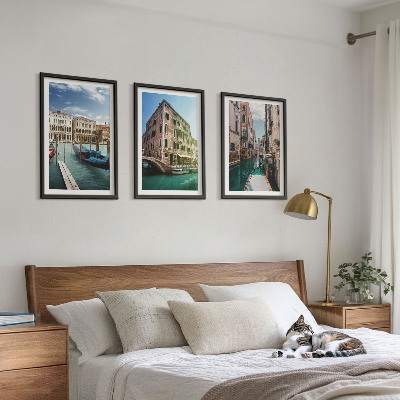 Billedsæt til soveværelset Arkitekturen i Venedigs kanaler