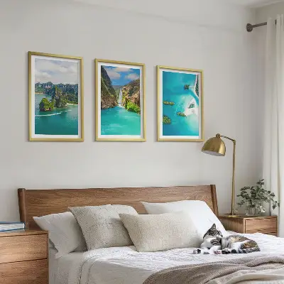 Billedvæg inspiration tropiske øer med turkis vand
