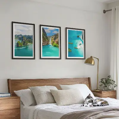 Billedvæg inspiration tropiske øer med turkis vand