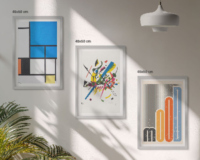 Billedvæg inspiration Abstrakte moderne geometrier