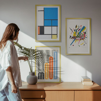 Billedvæg inspiration Abstrakte moderne geometrier