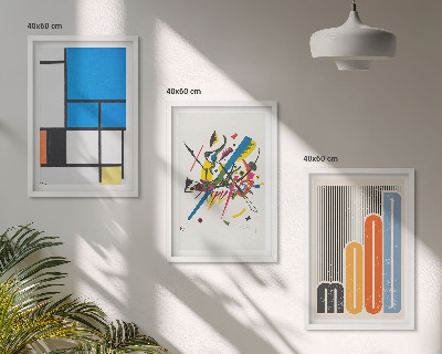Billedvæg inspiration Abstrakte moderne geometrier