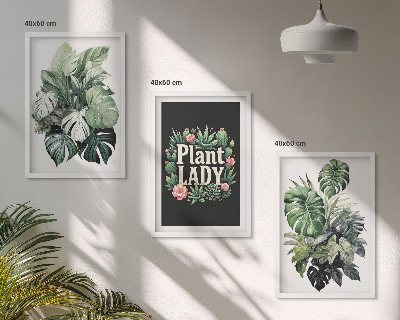 Billedsæt til soveværelset Tropiske planter Plant Lady