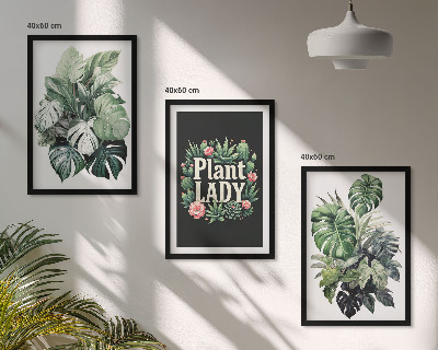 Billedsæt til soveværelset Tropiske planter Plant Lady