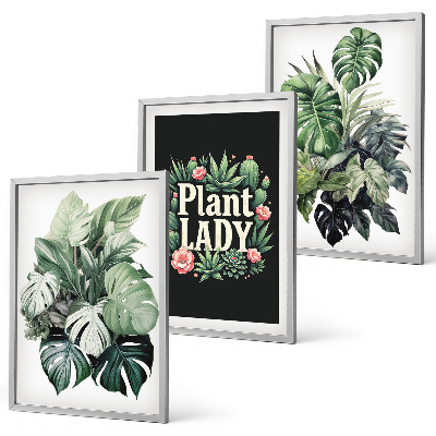 Billedsæt til soveværelset Tropiske planter Plant Lady