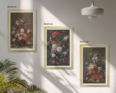 Billedsæt til soveværelset Blomster i vaser kompositioner