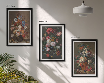 Billedsæt til soveværelset Blomster i vaser kompositioner