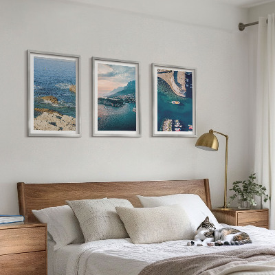Billedvæg inspiration Havudsigt, klipper, havne
