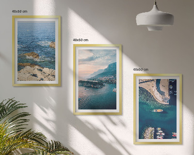 Billedvæg inspiration Havudsigt, klipper, havne