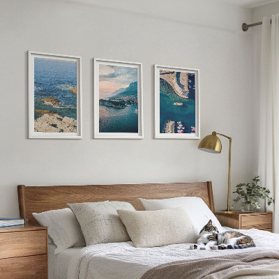 Billedvæg inspiration Havudsigt, klipper, havne