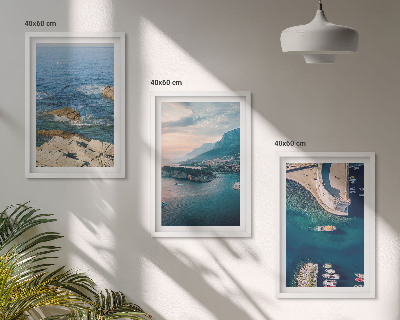 Billedvæg inspiration Havudsigt, klipper, havne