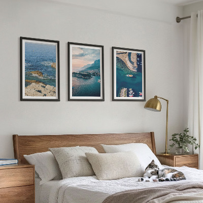 Billedvæg inspiration Havudsigt, klipper, havne