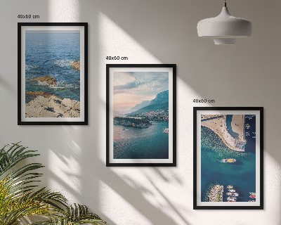 Billedvæg inspiration Havudsigt, klipper, havne