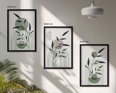 Billedsæt til soveværelset Boho plantekompositioner
