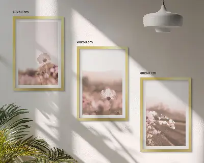 Sengesæt med motiv af vilde blomsterenge i sommerlandskab