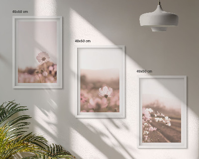 Billedsæt til soveværelset Vilde blomster enge sommer landskaber