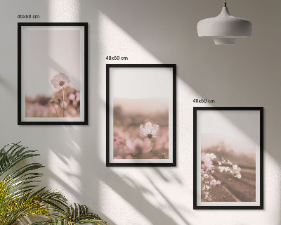 Billedsæt til soveværelset Vilde blomster enge sommer landskaber