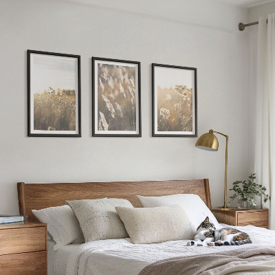 Billedvæg inspiration Landskabsgræs blomster varme
