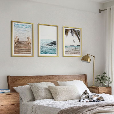 Billedvæg inspiration Trapper strand hav gynge