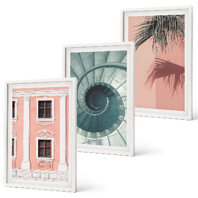 Billedvæg inspiration Pastel spiralarkitektur