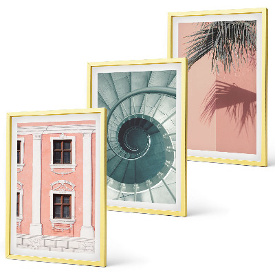 Billedvæg inspiration Pastel spiralarkitektur