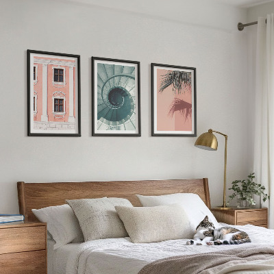 Billedvæg inspiration Pastel spiralarkitektur