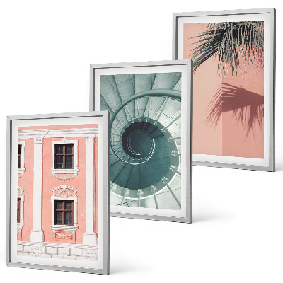 Billedvæg inspiration Pastel spiralarkitektur
