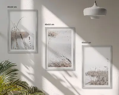 Vandplanter om sommeren billedvæg inspiration