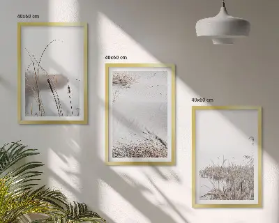 Vandplanter om sommeren billedvæg inspiration