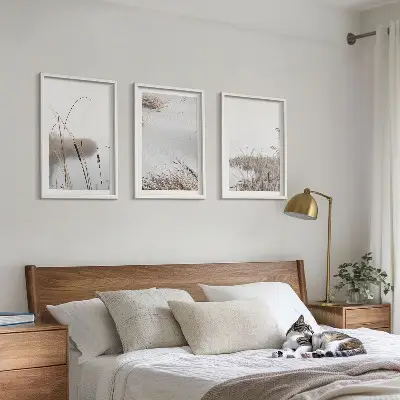 Vandplanter om sommeren billedvæg inspiration