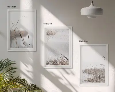 Vandplanter om sommeren billedvæg inspiration