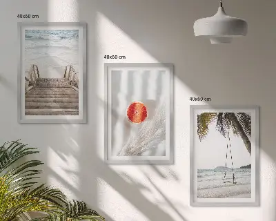 Sengesæt til soveværelset med motiv af ferie med trætrapper på stranden