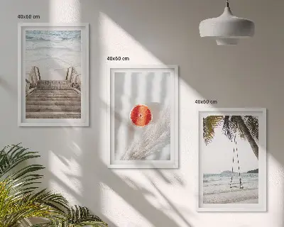 Sengesæt til soveværelset med motiv af ferie med trætrapper på stranden