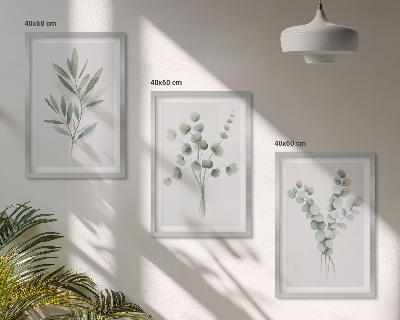 Billedvæg inspiration Plantemønstre med grønt