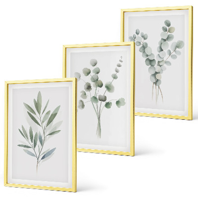 Billedvæg inspiration Plantemønstre med grønt