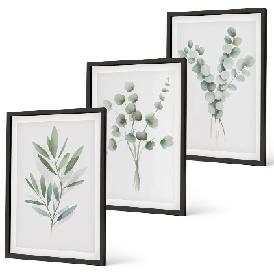 Billedvæg inspiration Plantemønstre med grønt